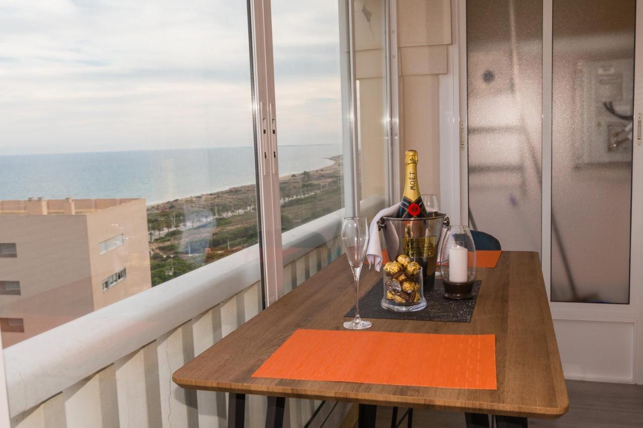 Ferienwohnung Vistas Al Mar Arenales del Sol Exterior foto